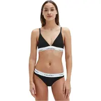Calvin Klein Lichtgewicht, moderne slipjes van katoenmix voor dames (Zwart)