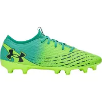 Under Armour Magnetico Elite 5 voetbalschoenen voor heren, voor harde ondergrond (Groen/Turkoois)