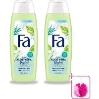Fa 2 x - Douchegel - Yoghurt & Aloe Vera - 250 ml - Bulkverpakking - Douchegel yoghurt aloe vera - Douchemop - Yoghurt douchegel