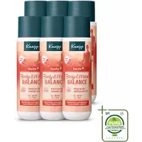 Kneipp 6 x - Douchegel - Body & Mind Balance - 200 ml - Grootverpakking - Vaatwasstrips - Douchegel - Balans - Innerlijke Rust - Kalmerend - Opwekkend