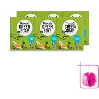 Marcel's Green Soap 6 x - Verhuisdoos - Duurzaam Schoonmaken - Natuurlijke verzorging - 8 Zeepjes - Bulkverpakking - Verhuizing - Douchemop - Schoonmaken