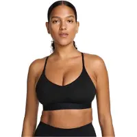 Nike Indy Light Support sportbeha voor dames (Zwart)