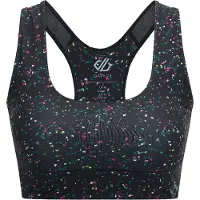 Dare 2b Influential Speckle sportbeha voor dames (Zwart)