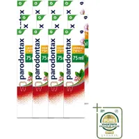 Parodontax 12 x - Tandpasta - Herbal Twist - Ginger & Mint - 75ml - Wasstrips - Bloedend Tandvlees - Tandplak - Gember - Munt - Tandvleesbescherming
