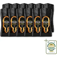 Axe 12 x X Magnum - Douchegel - Gold Caramel Billionaire - 250 ml - Wasstrips - Douchegel - Lichaam - Gezicht - Haar - Chocolade