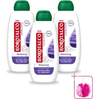 Borotalco 3 x - Douchegel - Relaxing - Lavender & Iris - 250 ml - Bulkverpakking - Douchegel - Douchemop - Ontspanning