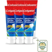 Colgate 6 x - Carries Protection - Met Calcium - Tandpasta - 75ml - Wasstrips - Gaatjes - Tandbederf - Tanden Beschermen - Tandpasta - Fluoride