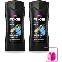 Axe 2 x XL - 3-in-1 Douchegel - Alaska - Ocean Air & Bergamot - 12hrs Long Lasting Scent - 400 ml - Bulkverpakking - Douchegel - Douchemop - Oceaanlucht