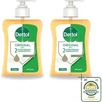 Dettol 2 x – Antibacteriële Handzeep Original – Hydraterende Formule – 250 ml - Wasstrips - Antibacteriële Handzeep - Handwas - Hygiëne - Huidverzorging - Melkzuur