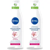 Nivea 2 x - Gezichtsreiniger - Droge en Gevoelige Huid - Amandelolie - Hydramine - 200 ml - Voordeelverpakking - 2 stuks