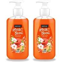 Sence 2 x – Handzeep – Splash To Bloom Peach – 500 ml - Voordeelverpakking - 2 stuks