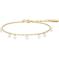 Ania Haie AH B074-05G Starlit Drops Dames Armband - Schakelarmband, Goudkleurig