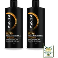Syoss 2 x Repair Shampoo voor droog en beschadigd haar, 440 ml - Voorraadverpakking - 2 stuks