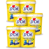 D'Or 6 x - Natuurzuivere Zachte Zeep - Vast Zeepmiddel - Voor Vloeren en Was - 1 kg - Voordeelverpakking - 6 stuks