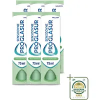 Sensodyne 6 x – Tandpasta – Proglasur Daily Protection – 75 ml - Wasstrips - Tanderosie - Gevoelige Tanden - Tandglazuur - Gaatjes - Fluoride