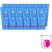 Taft 12 x - Ultra 4 - Styling Gel - Stevige fixatie - 150 ml - Bulkverpakking - Haargel - Douchemop - Stevige fixatie
