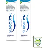 Sensodyne 2 x – Tandpasta – Gentle Whitening – 75 ml - Grootverpakking - Vaatwasstrips - Gevoelige Tanden - Tandpasta - Witte Tanden - Fluoride - Tandgevoeligheid
