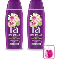 Fa 2 x – Douchegel – Mystic Moments Shea Butter & Passion Flower – 250 ml - Bulkverpakking - Douchegel - Douchemop - Shea butter