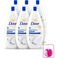 Dove 6 x – Douchegel – Hydraterend – 450 ml - Bulkverpakking - Douchegel hydraterend - Douchemop - Huid verzorging