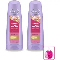 Unilever 2 x Andrélon Conditioner Levendig Lang - 200 ml - Voordeelverpakking - 2 stuks