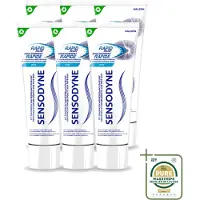 Sensodyne 6 x – Tandpasta – Rapid Relief – 75 ml - Wasstrips - Gevoelige Tanden - Tandpasta - Pijnverlichting - Tandgevoeligheid - Rapid Relief