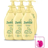 Zwitsal 6 x – Babyshampoo – Mild & Verzorgend – 400 ml - Bulkverpakking - Babyshampoo - Douchemop - babyshampoo