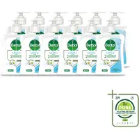 Dettol 12 x - Handzeep - Gentle - Kamille & Katoenbloesem - 250 ml - Grootverpakking - Vaatwasstrips - Handzeep - Antibacterieel - Melkzuur - Glycerine - Huidverzorging