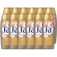 Fa 12 x - Oriental Moments - Douchecrème - Woestijnroos & Sandelhout - 250 ml - Voordeelverpakking - 12 stuks