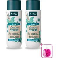 Kneipp 2 x - Douchegel - Goodbye Stress - 200 ml - Bulkverpakking - Stressverlichting - Douchemop - Energie