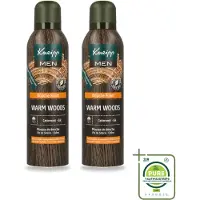 Kneipp 2 x - Douche schuim - Men - Warm Woods - Warme houtgeur - 200 ml - Grootverpakking - Vaatwasstrips - Douche Foam - Warme Houtgeur - Mannelijke Geur - Natuurlijke Verzorging - Huid Verzorging