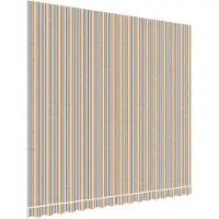 vidaXL Markiesdoek, meerkleurig gestreept, 4x3,5 meter