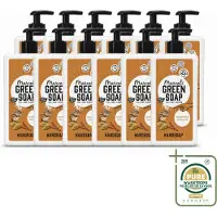Marcel's Green Soap 12 x - Handzeep - Sandelhout & Kardemom - Voor dagelijks gebruik - 500 ml - Wasstrips - Handzeep - Sandelhout - Kardemom - Natuurlijke Handzeep - Geur