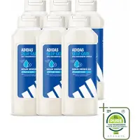 Adidas 6 x – Douchegel – Active Skin & Mind Deep Care – 400 ml - Grootverpakking - Vaatwasstrips - Hydratatie Na Sport - Huid Verzorging - Douchegel Sport - Glycerine Hyaluronate - Vegan Douchegel
