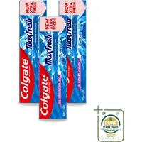 Colgate 3 x - Max Fresh - Cool Mint - Tandpasta - 100ml - Wasstrips - Tandpasta - Frisse Adem - Mondhygiëne - Cariës Bestrijden - Tandplak Verwijderen