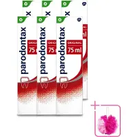 Parodontax 6 x - Tandpasta - Original - 75ml - Bulkverpakking - Tandpasta - Douchemop - Bloedend tandvlees