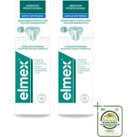 Elmex 2 x - Tandpasta - Sensitive Professional - Gentle Whitening - 75 ml - Wasstrips - Gevoelige Tanden - Tandpasta Whitening - Pro-Argin - Tandgevoeligheid - Tandpasta Voor Gevoelige Tanden