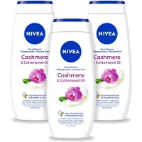 Nivea 3 x - Douche Cashmere Moments - Beschermend - 250 ml - Voordeelverpakking - 3 stuks