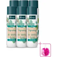 Kneipp 6 x - Douchegel - Refreshing - Mint Eucalyptus - 200 ml - Bulkverpakking - Douchegel - Douchemop - Frisheid