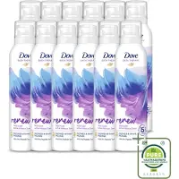 Dove 12 x – Douche- & Scheerschuim – Bath Therapy Renew – 200 ml - Grootverpakking - Vaatwasstrips - Douche En Scheerschuim - Huidvernieuwing - Pro-peptide - Hydratatie - Luxe Douche