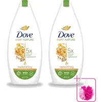 Dove 2 x - Douchegel - Replenishing - Hydraterend en verzorgend - 400 ml - Bulkverpakking - Douchegel - Douchemop - Hydratatie