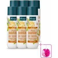 Kneipp 6 x - Douchegel - Oranje lindebloesem - 200 ml - Bulkverpakking - Douchegel - Douchemop - Natuurlijke reiniging