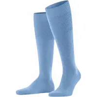 Falke Sokken Men Airport Kneehigh Cornflower Blue-Schoenmaat 43 - 44