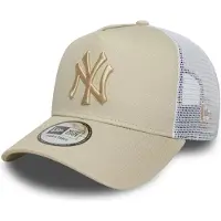 New Era Pet 'NOS LEAGUE ESS EF NEYYAN' lichtbeige / wit