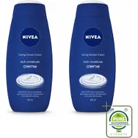Nivea 2 x - Douchecrème - Rijke Hydratatie - Voedend Huidgevoel - 500 ml - Grootverpakking - Vaatwasstrips - Douchecrème - Voedende Douchecrème - Hydratatie - Huid Verzorging -