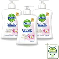 Dettol 3 x - Handzeep - Antibacterieel - Hydraterend - Kamille - 250 ml - Grootverpakking - Vaatwasstrips - Handzeep - Antibacterieel - Hydraterend - Kamille - Handhygiëne