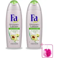 Fa 2 x - Douchecrème Met Lotion - Avocado - 250 ml - Bulkverpakking - Douchecrème - Douchemop - Bodylotion