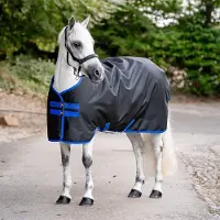 Horseware Ripstop 900 Original 100g Zwart/Classic Blauw 66_5'6"