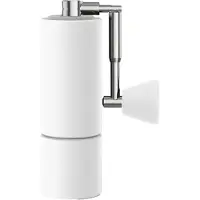 Timemore Chestnut C3S PRO Handmatige Koffiemolen, Roestvrijstalen S2C Kegelvormige Koffiemolen, Handkoffiemolen met Opklapbaar Handvat, Instelbare Maalgraad voor Espresso tot French Press, Wit