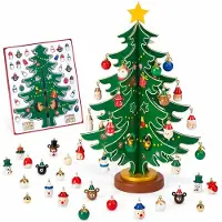 VHV - Adventskalender 2026 - 32 cm kerstboom - Kerst adventskalender - voor jongens en meisjes en ideale kers