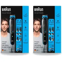 Braun 2 x - Trimset - 7-in-1 - 1 Trim Apparaat - 6 Opzetstukken - Voordeelverpakking - 2 stuks
